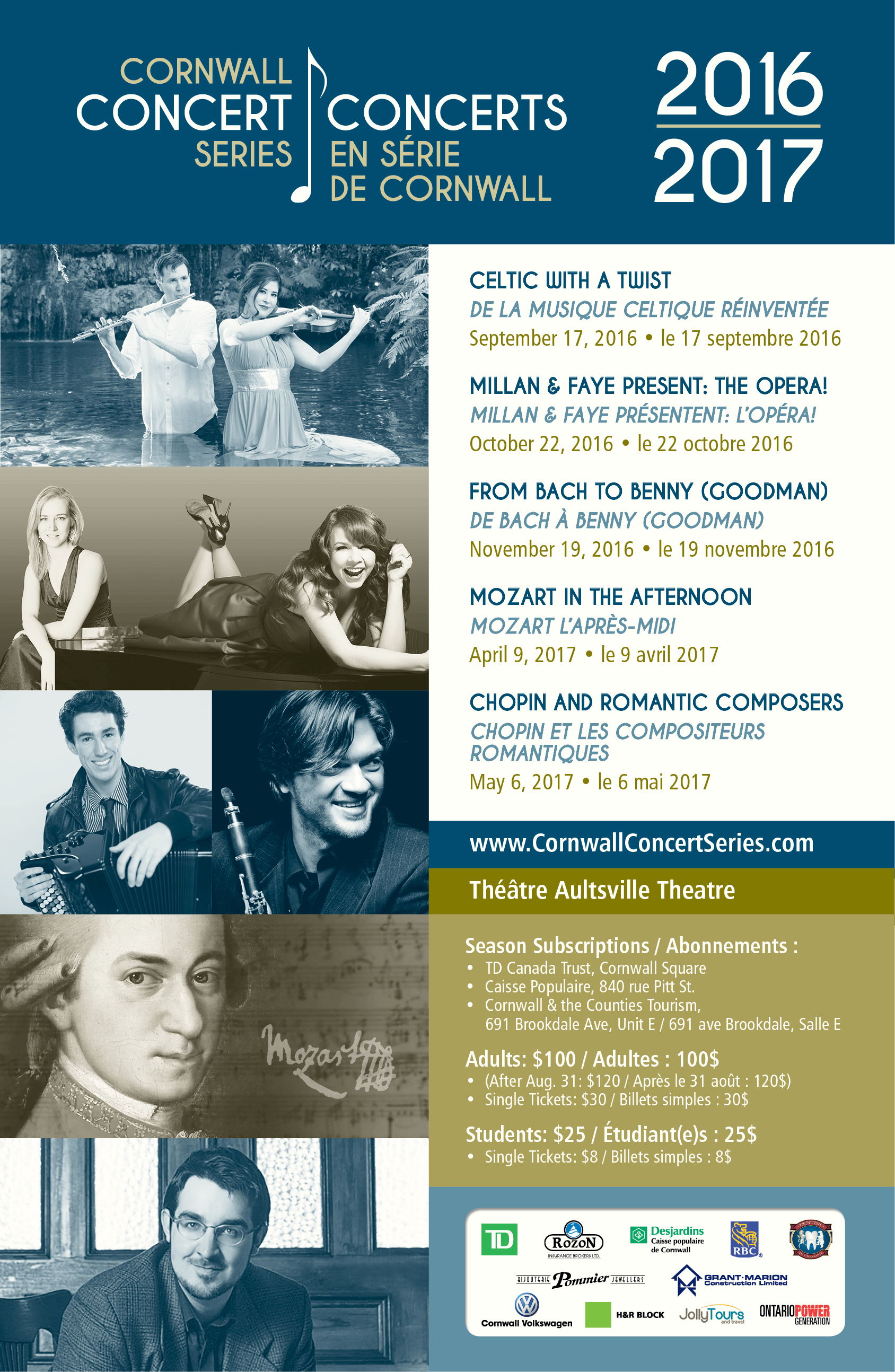 Cornwall Concert Series Concerts en série de Cornwall